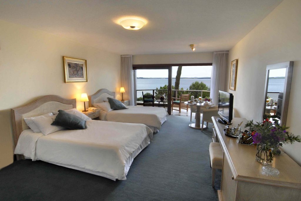 Habitación con vista a la laguna
